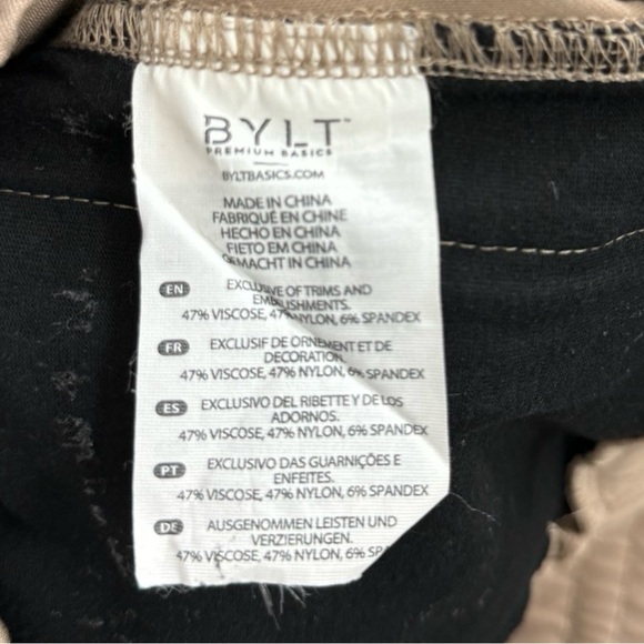 BYLT Women's Elite+ Joggers Pants in Sand Brown Woman’s Large - Picture 4 of 6